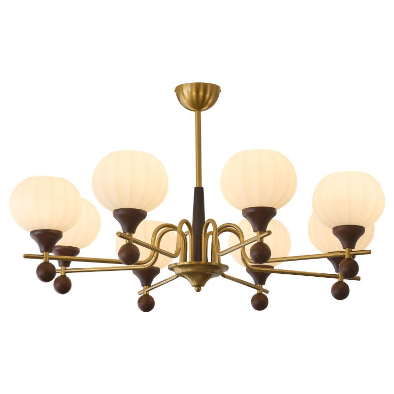 Anorionis Kronleuchter aus Holz im traditionellen Premium-Stil