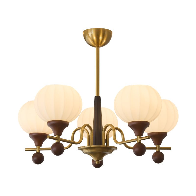 Anorionis Kronleuchter aus Holz im traditionellen Premium-Stil