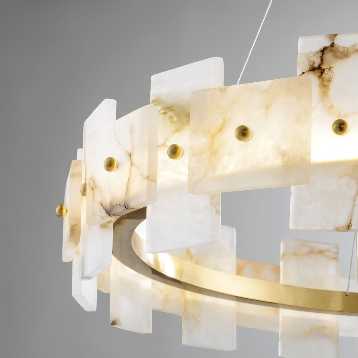 Kivren Kronleuchter aus Alabaster