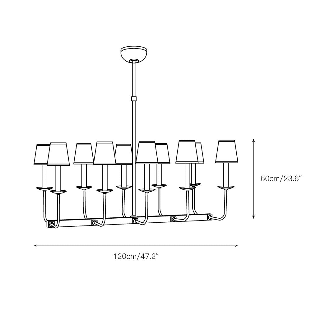 Avenerira Kronleuchter linear