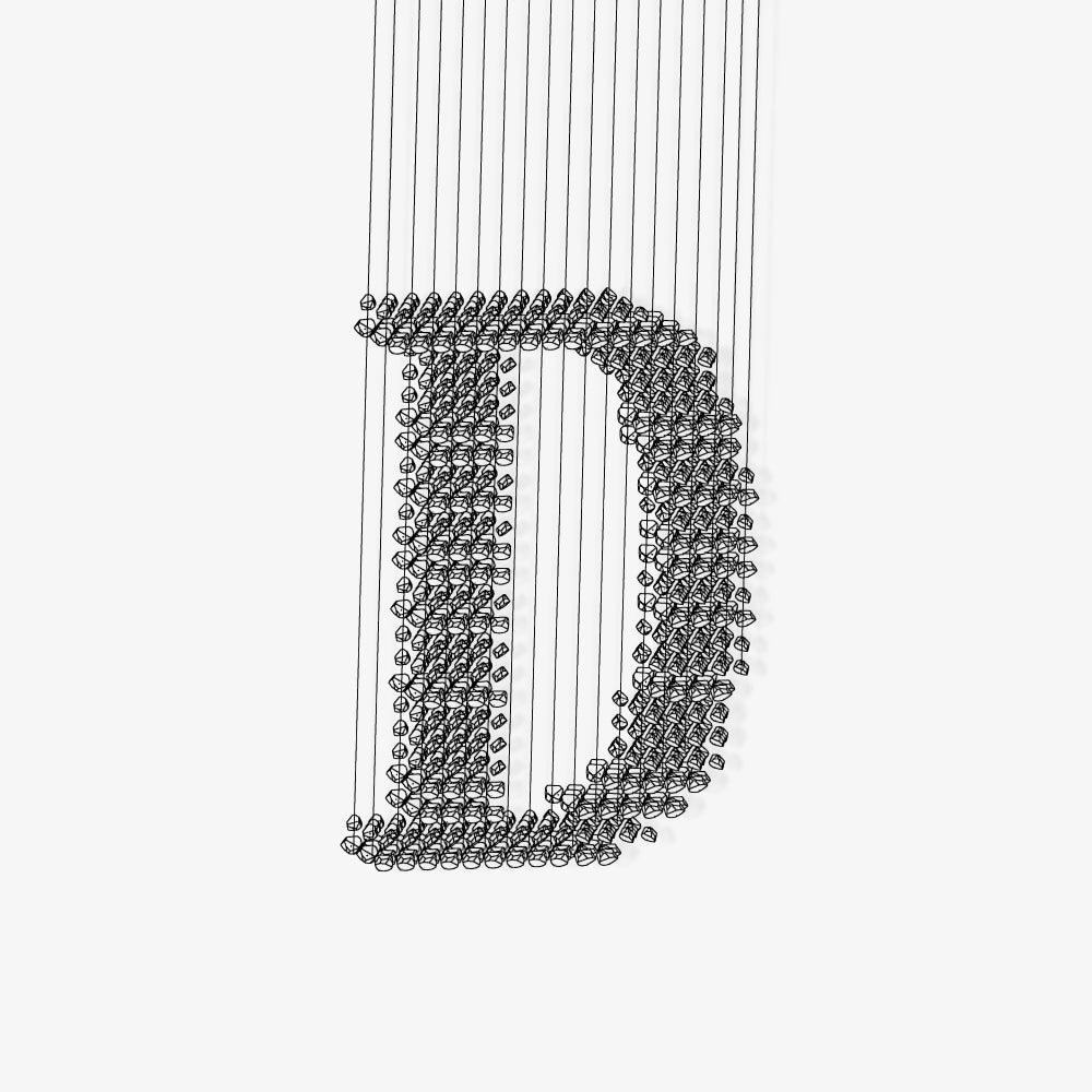 Sorelira Kronleuchter Anthrazit Linear D