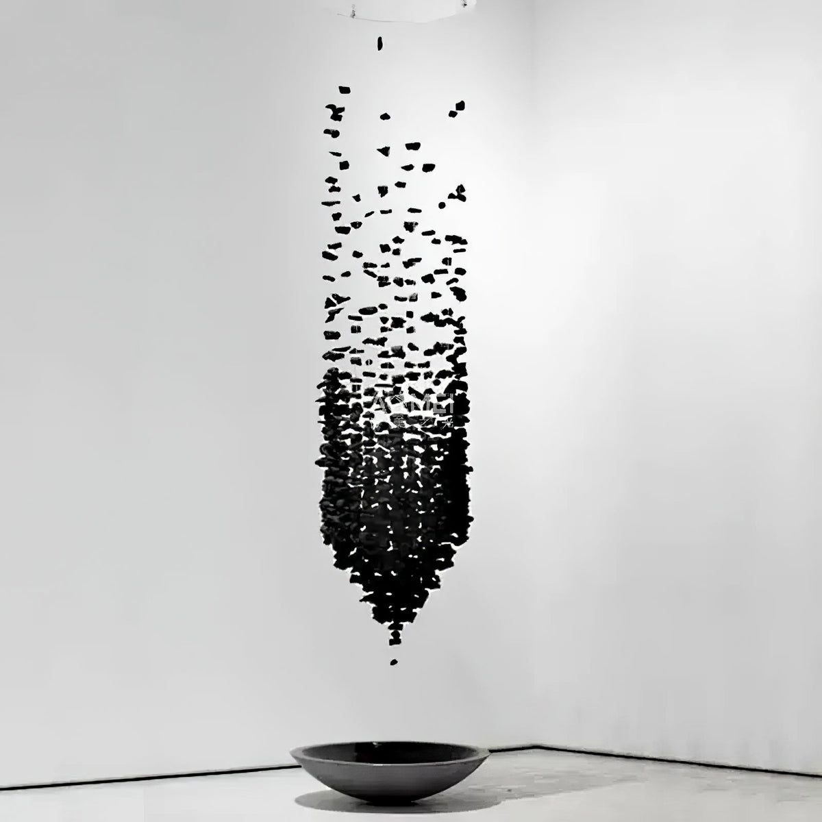 Mareelle Charcoal Stone Sculptural Kronleuchter