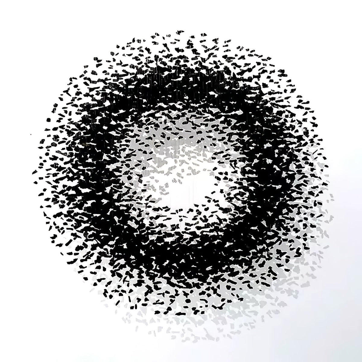 Selisaine Kronleuchter in Graustein-Form mit Sanduhr-Silhouette
