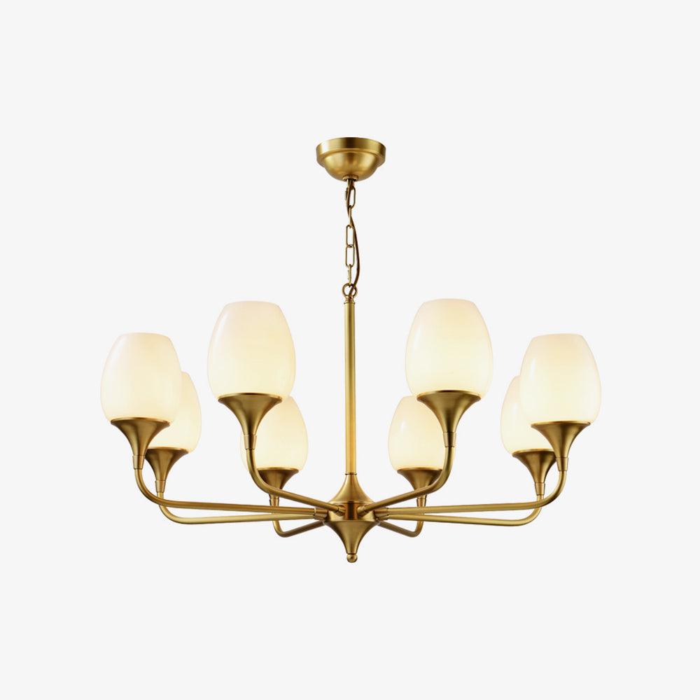 Gleam Kronleuchter elegante Kronleuchte aus Messing