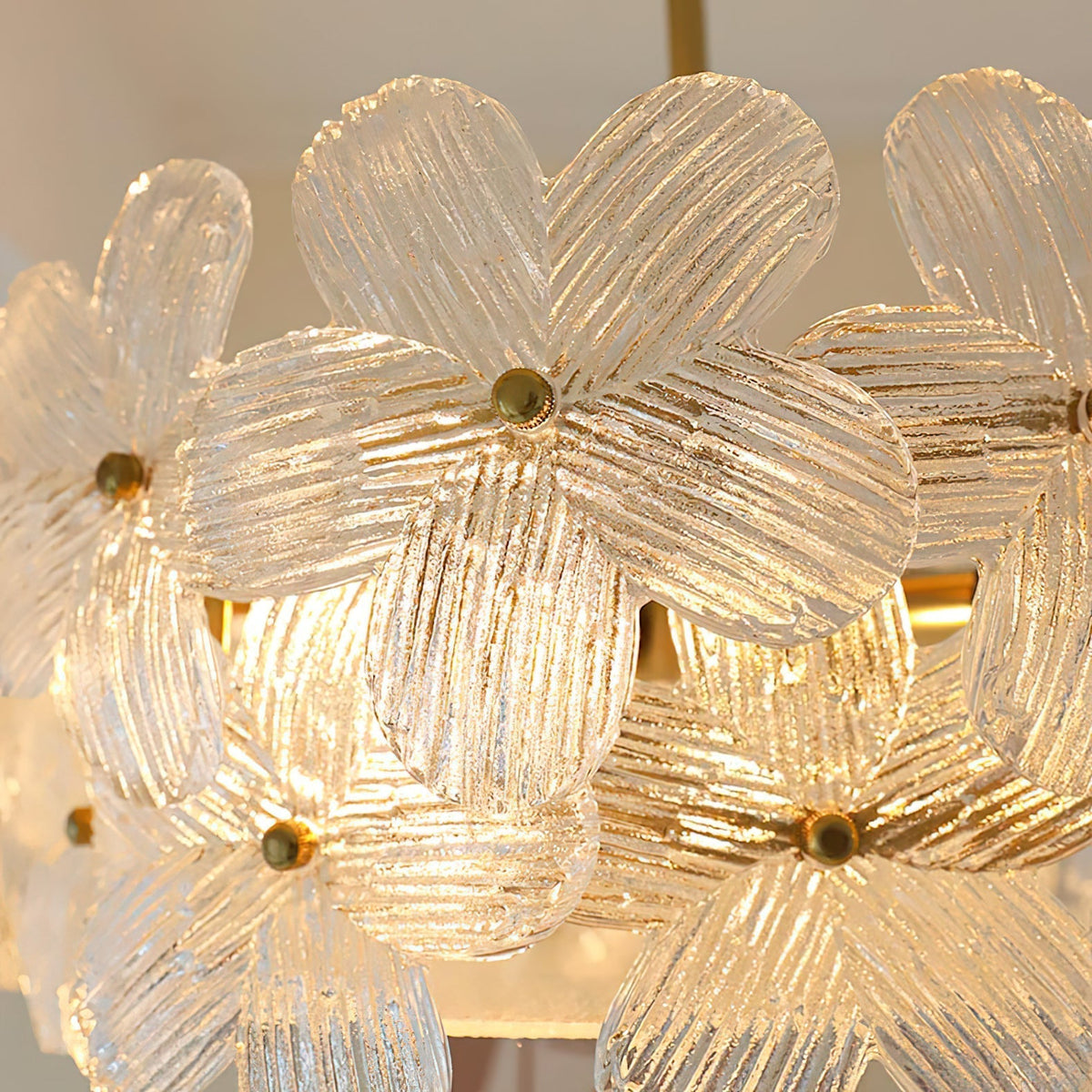 Hydrangea Kronleuchter aus Glas