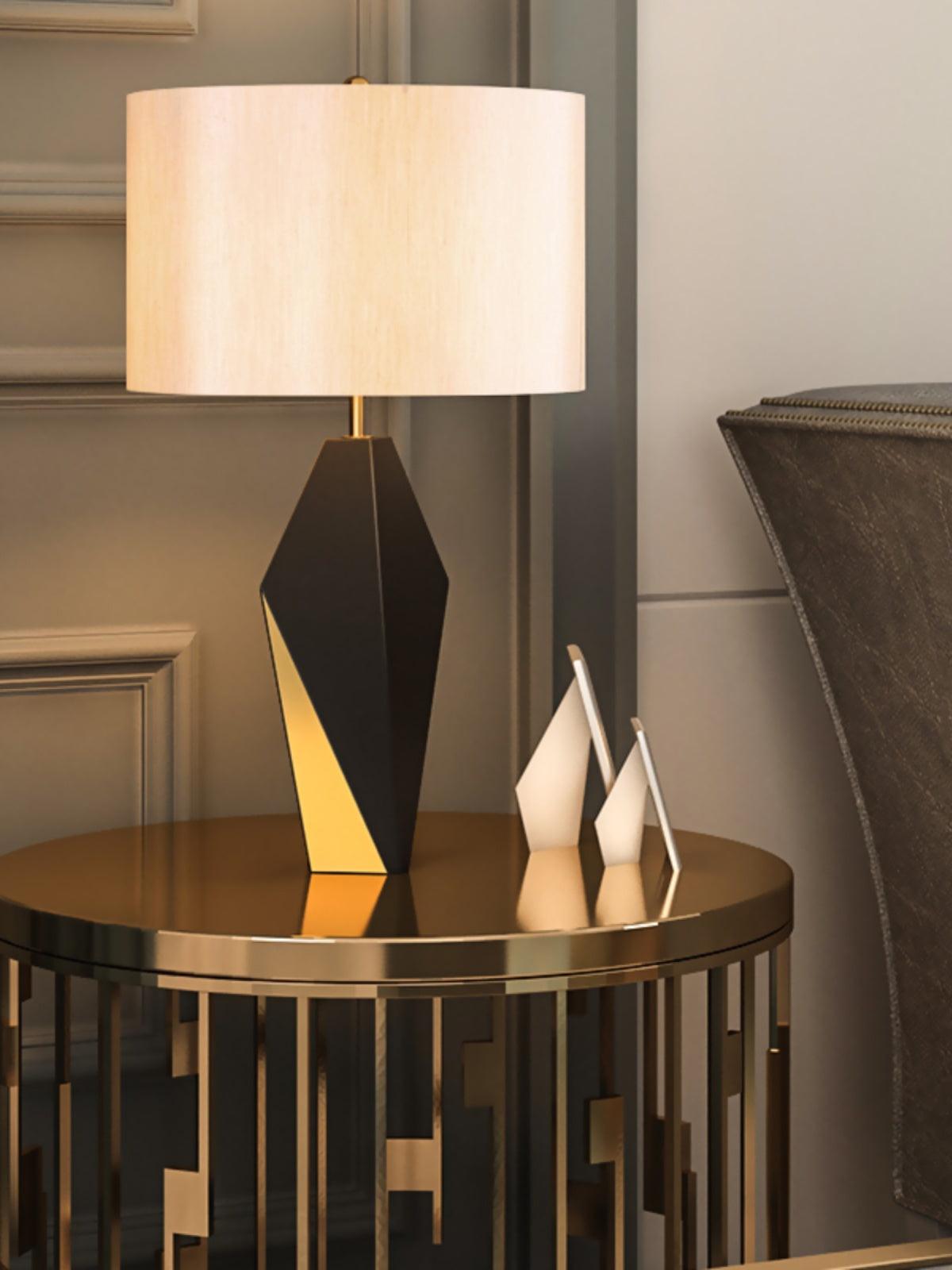 Prism zeitgenössische Stoff-Tischlampe
