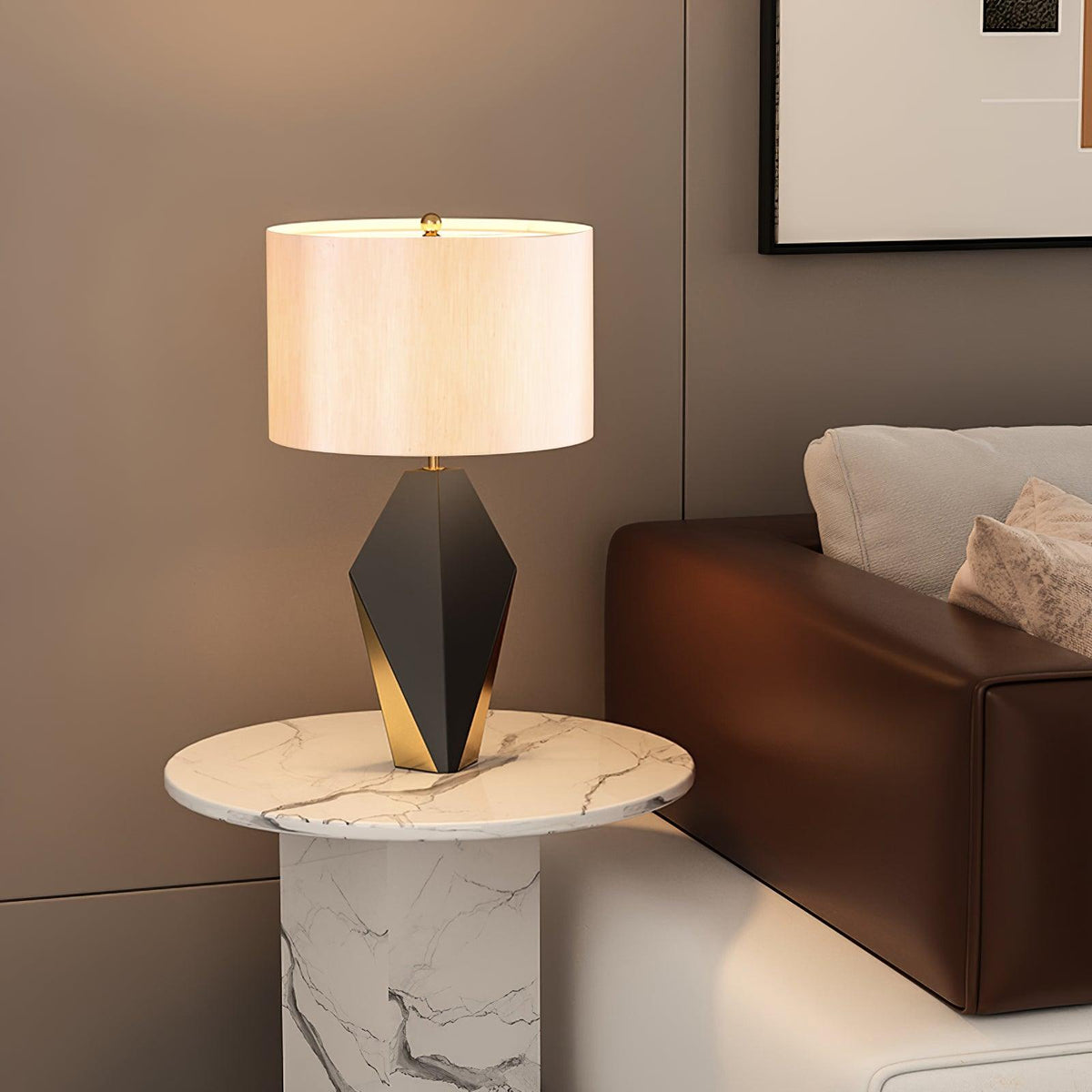 Prism zeitgenössische Stoff-Tischlampe
