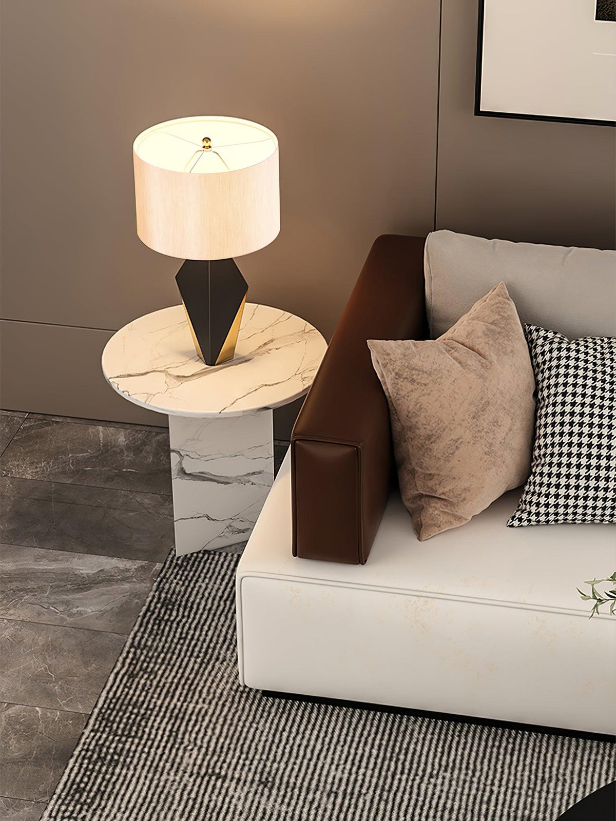 Prism zeitgenössische Stoff-Tischlampe