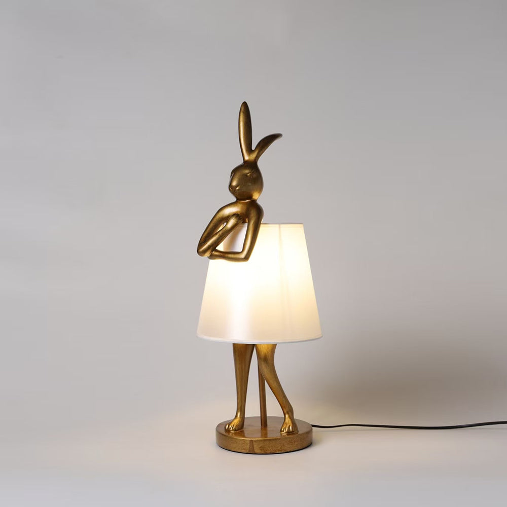 Bunn Tischlampe mit Kaninchenfigur