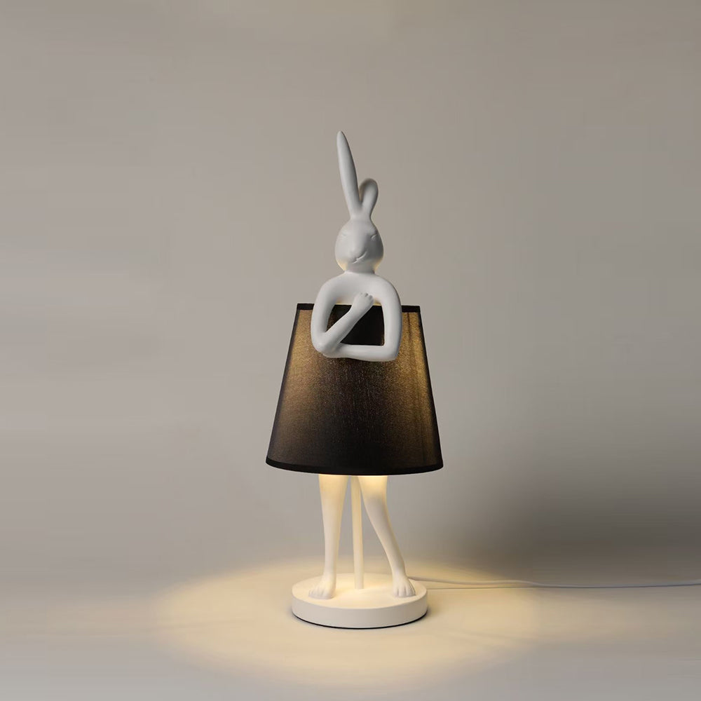 Bunn Tischlampe mit Kaninchenfigur