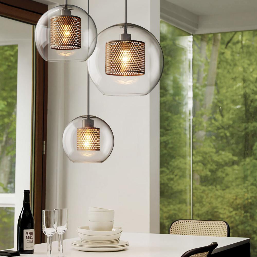 Veleine Pendelleuchte Chiswick Glas für Wohnzimmer