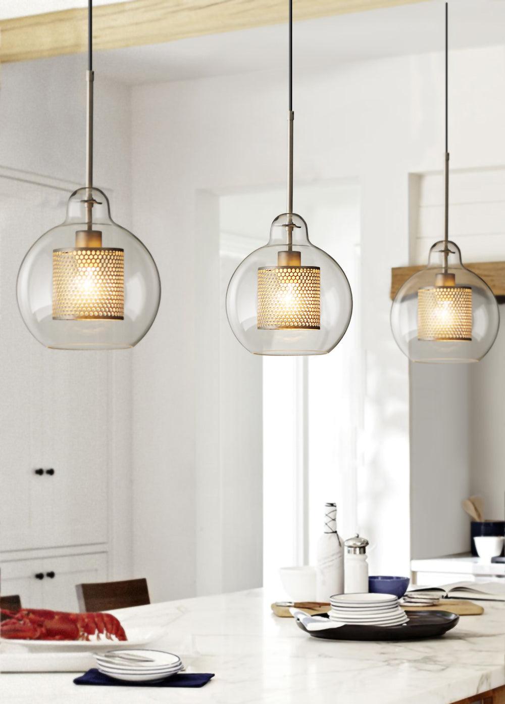 Veleine Pendelleuchte Chiswick Glas für Wohnzimmer
