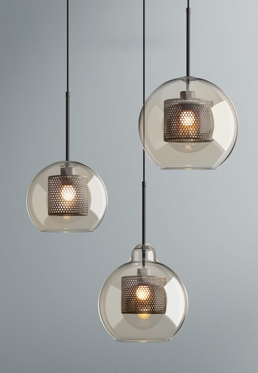 Veleine Pendelleuchte Chiswick Glas für Wohnzimmer