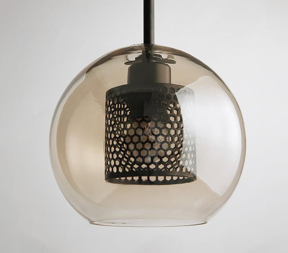 Veleine Pendelleuchte Chiswick Glas für Wohnzimmer
