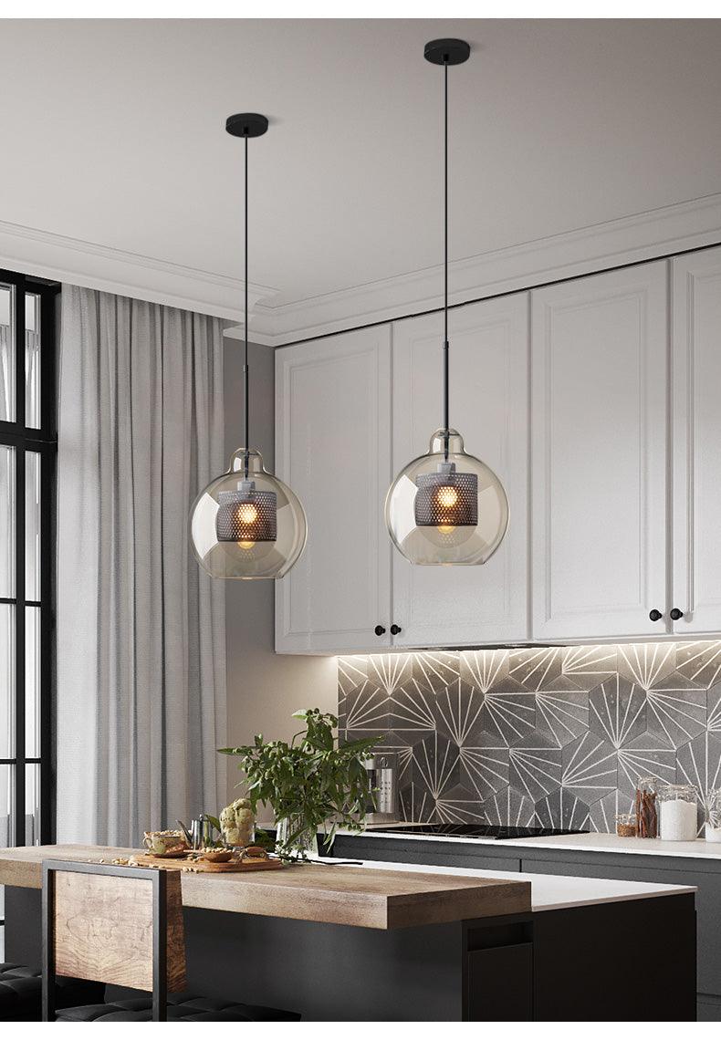 Veleine Pendelleuchte Chiswick Glas für Wohnzimmer