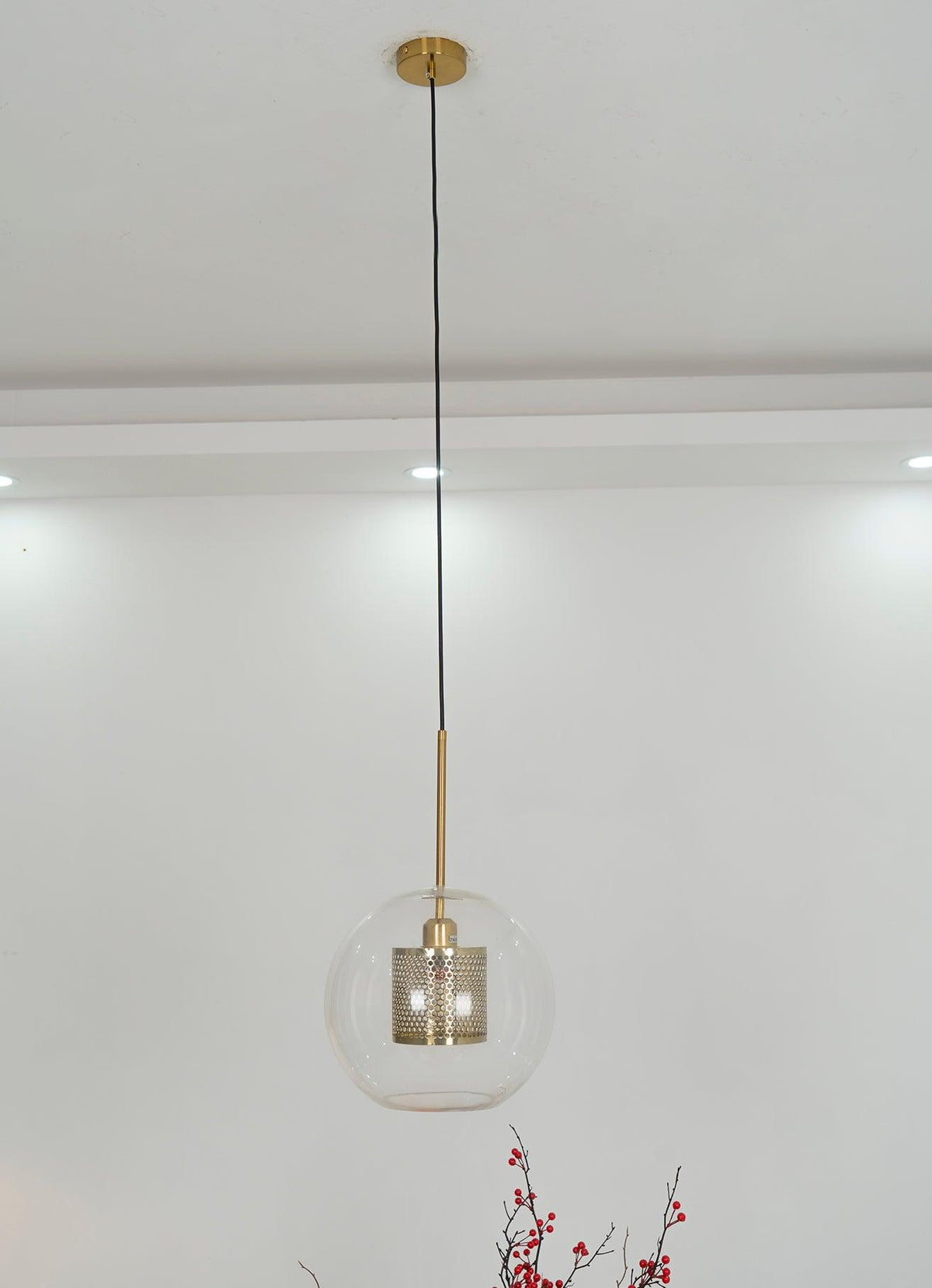 Veleine Pendelleuchte Chiswick Glas für Wohnzimmer