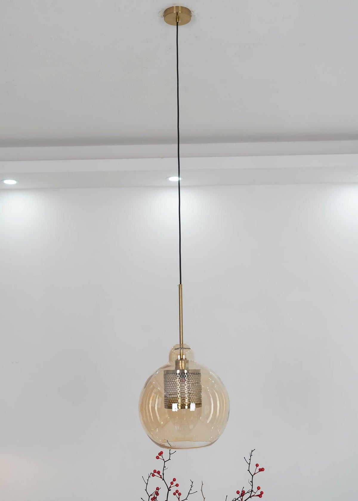 Veleine Pendelleuchte Chiswick Glas für Wohnzimmer