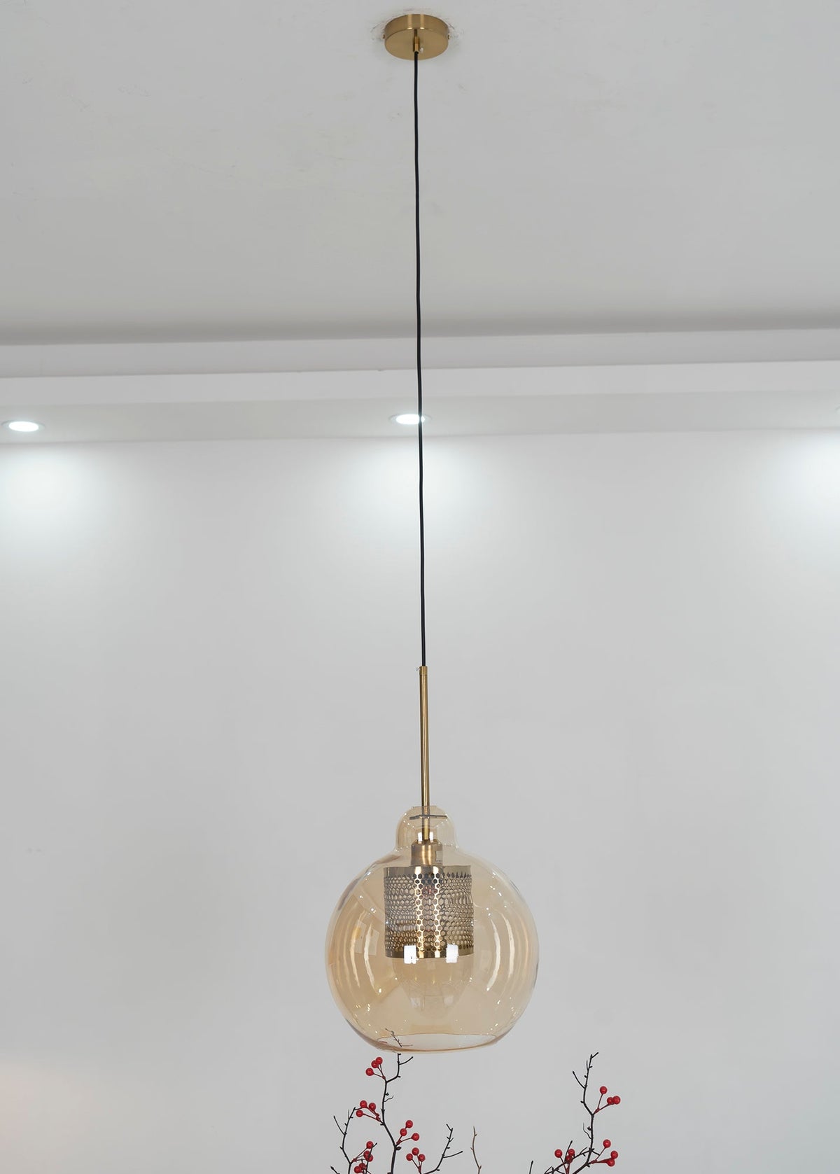 Veleine Pendelleuchte Chiswick Glas für Wohnzimmer