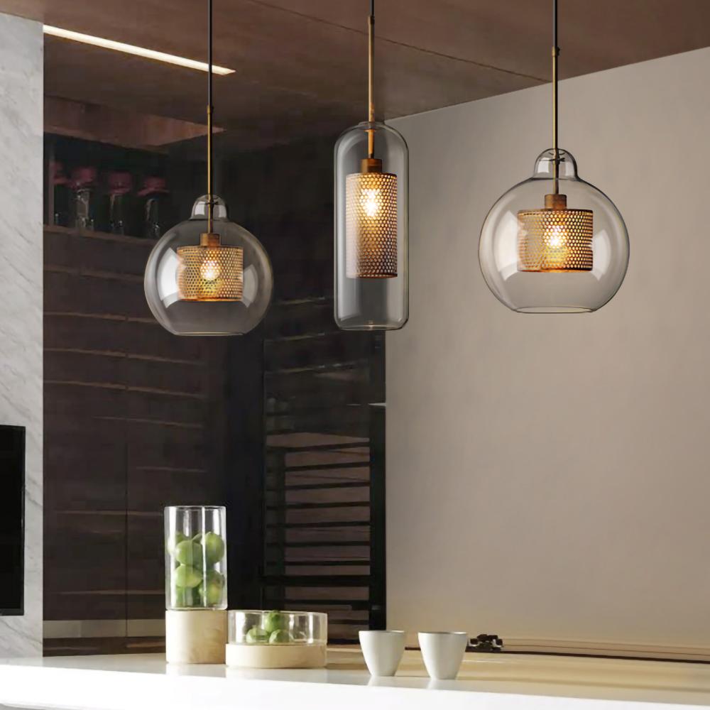 Veleine Pendelleuchte Chiswick Glas für Wohnzimmer