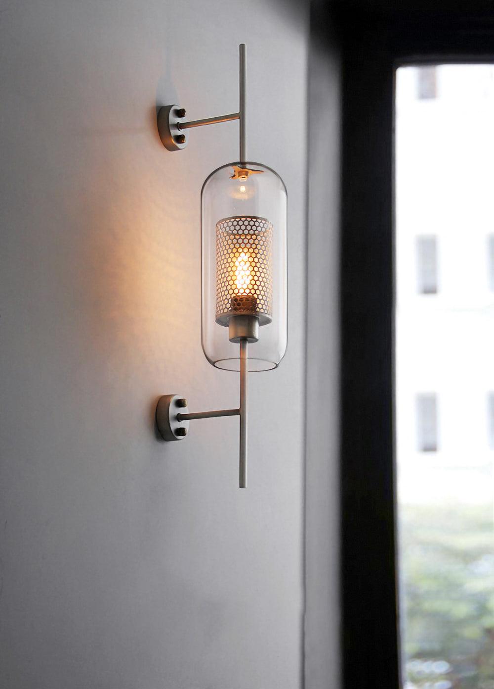 Peta Premium zeitgenössische Kunstglas-Wandleuchte