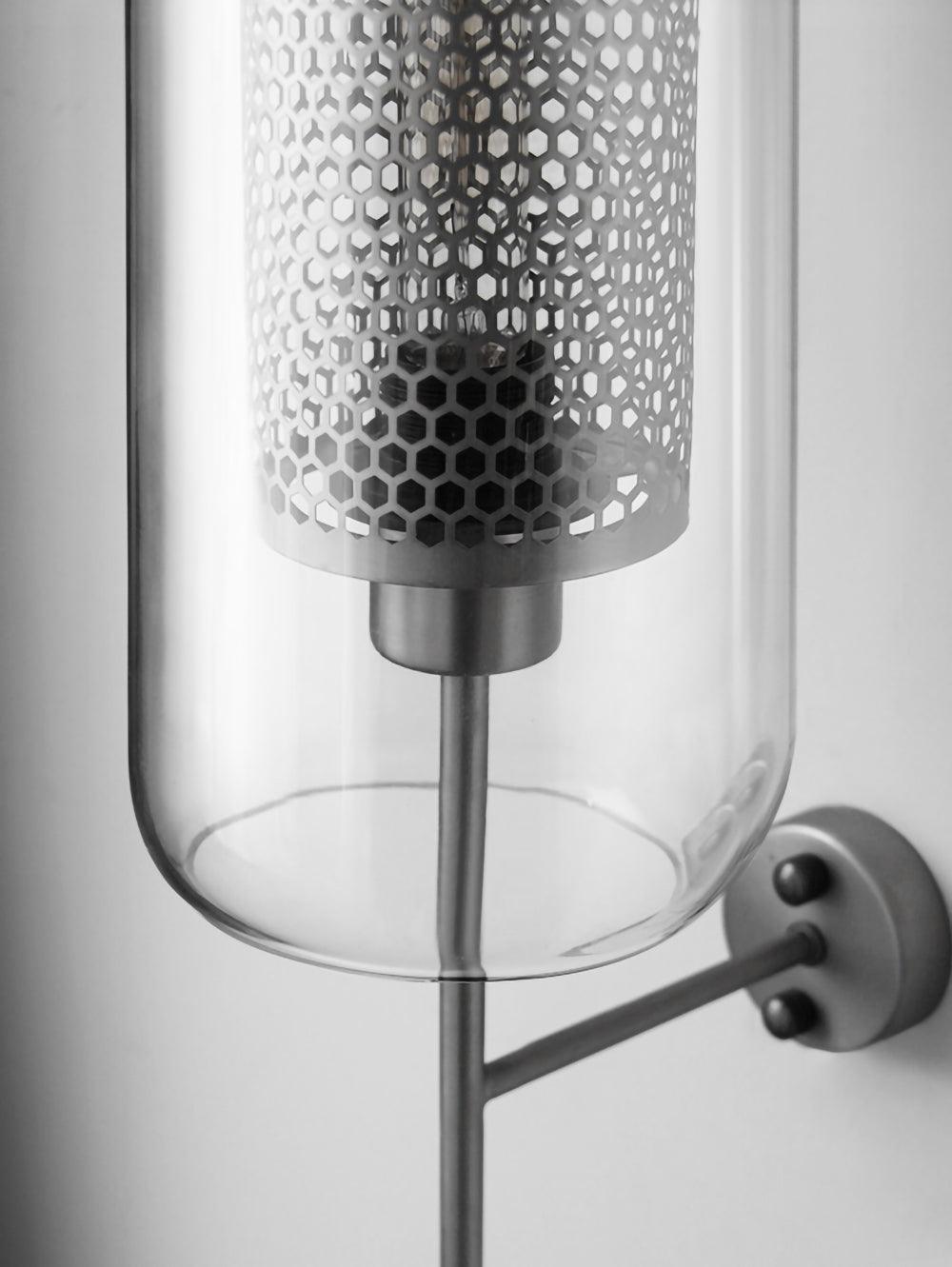 Peta Premium zeitgenössische Kunstglas-Wandleuchte