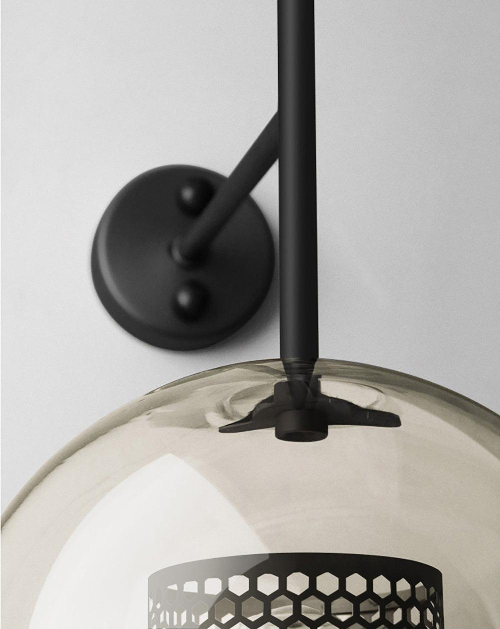 Peta Premium zeitgenössische Kunstglas-Wandleuchte