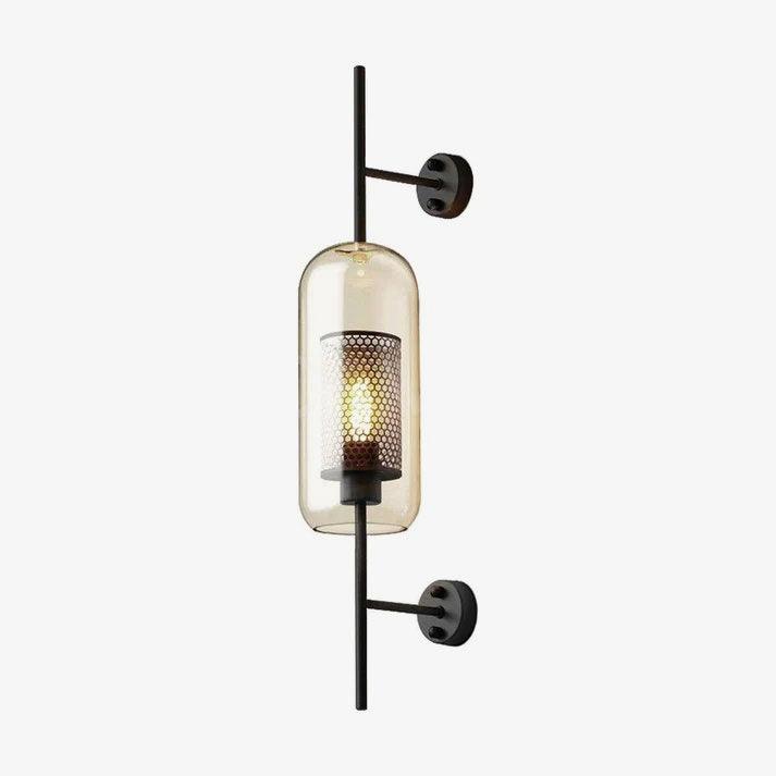 Peta Premium zeitgenössische Kunstglas-Wandleuchte