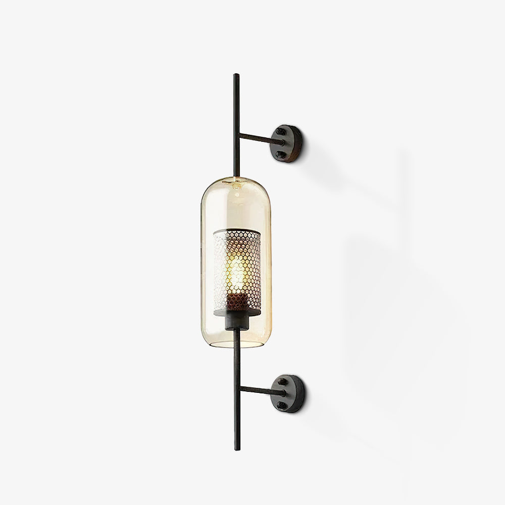Peta Premium zeitgenössische Kunstglas-Wandleuchte