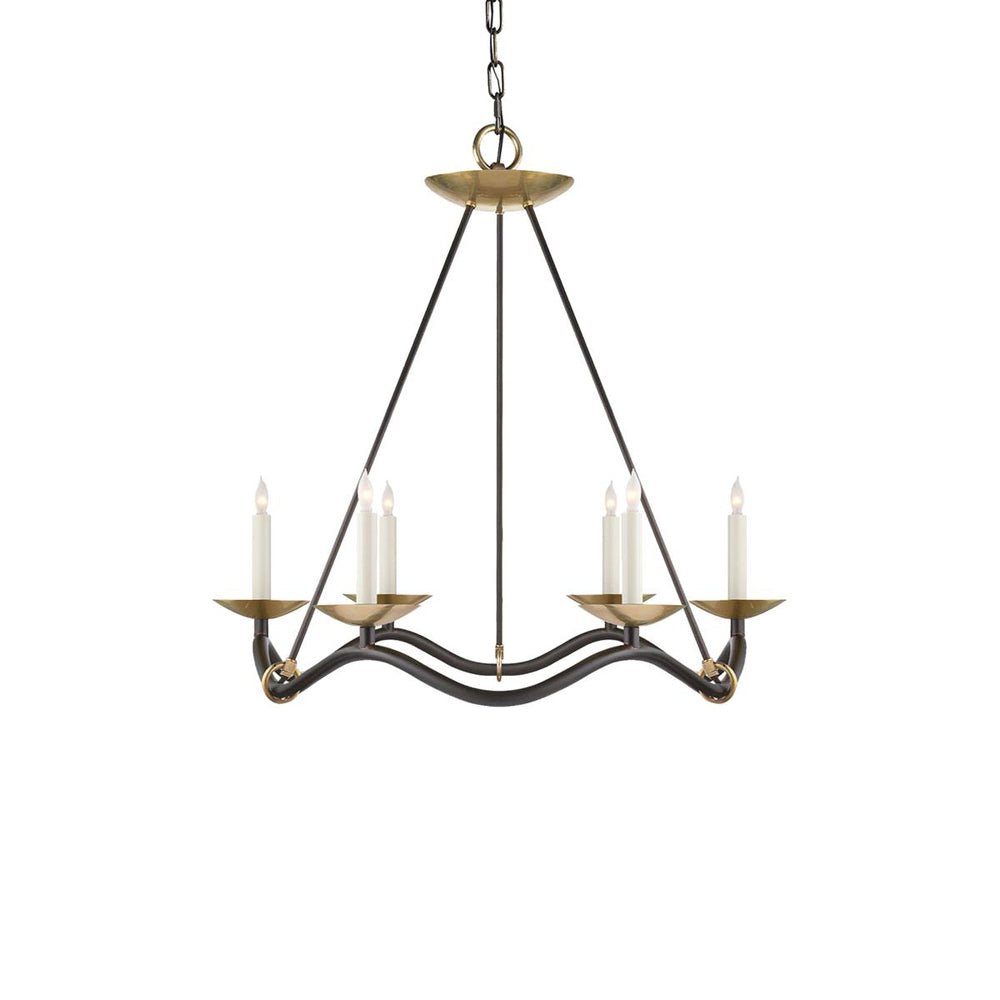 Evenor Kronleuchter Elegance Vintage in Messing