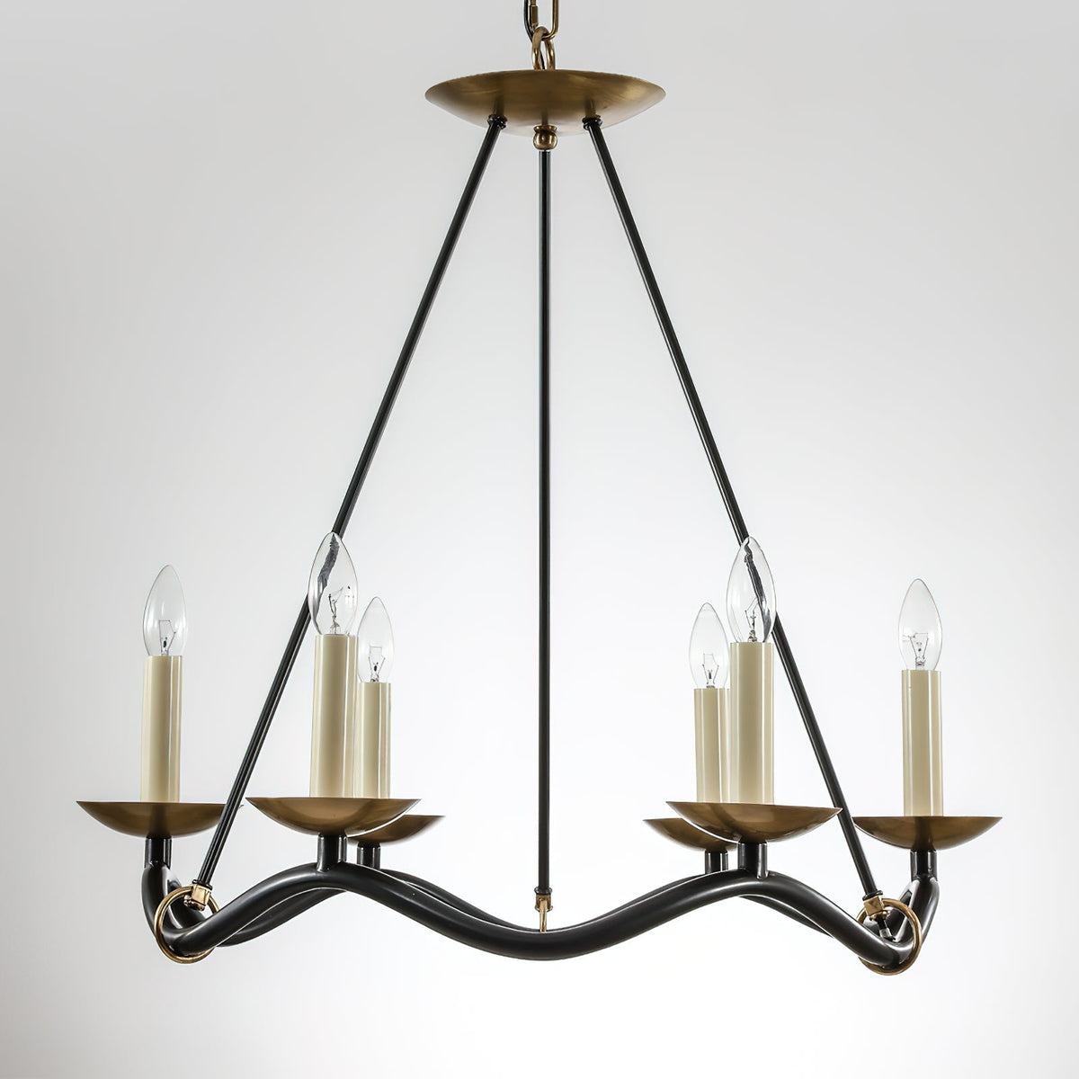 Evenor Kronleuchter Elegance Vintage in Messing