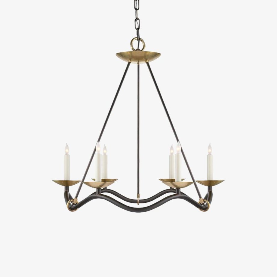 Evenor Kronleuchter Elegance Vintage in Messing
