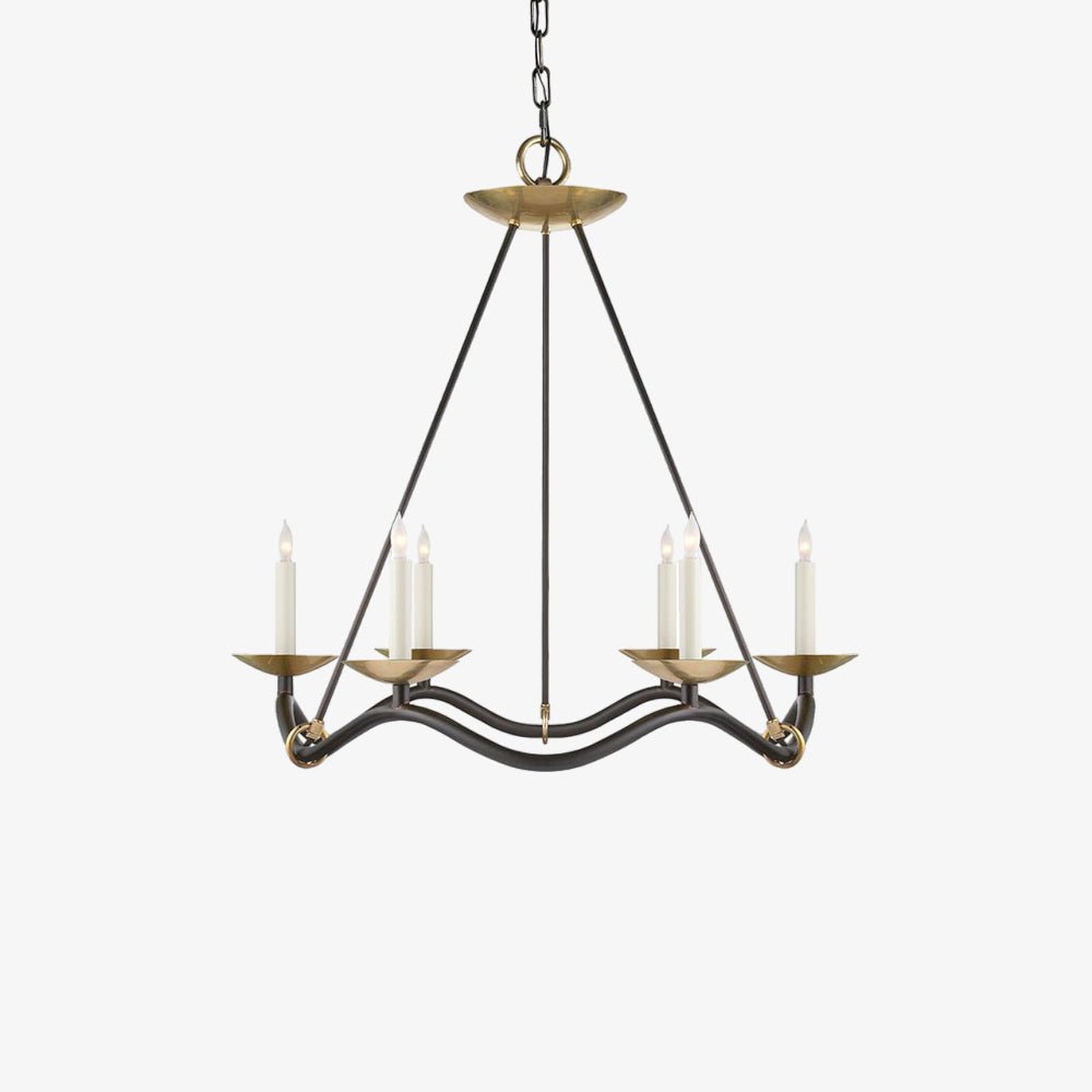 Evenor Kronleuchter Elegance Vintage in Messing