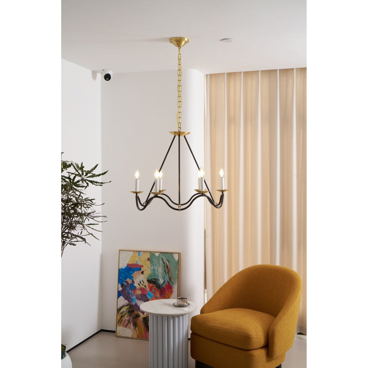 Evenor Kronleuchter Elegance Vintage in Messing