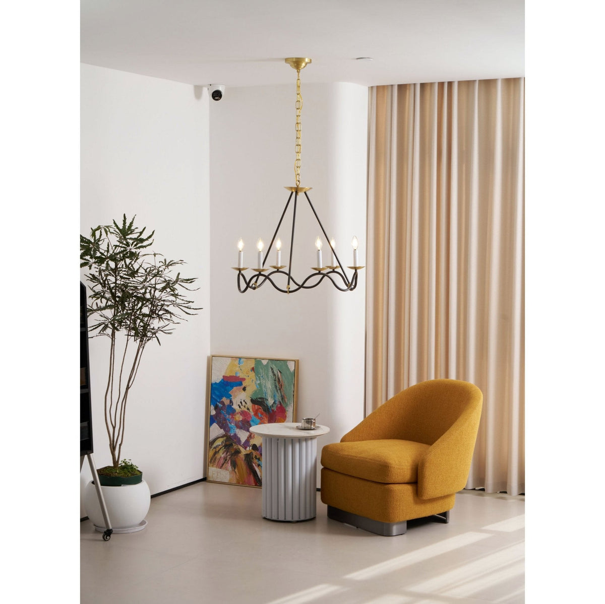 Evenor Kronleuchter Elegance Vintage in Messing
