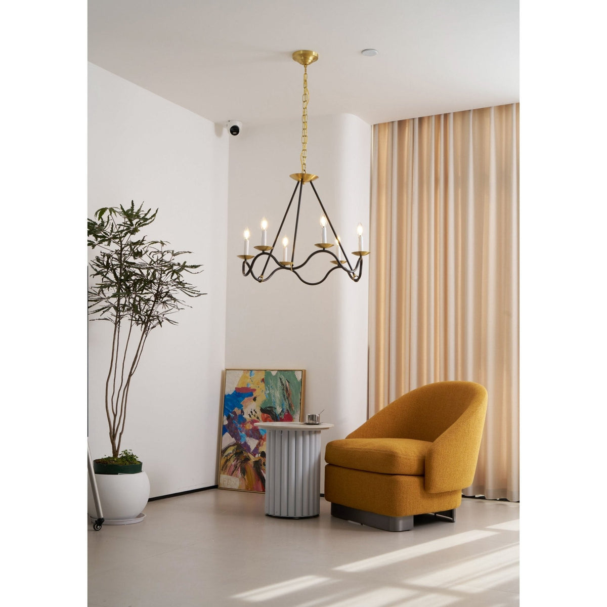 Evenor Kronleuchter Elegance Vintage in Messing