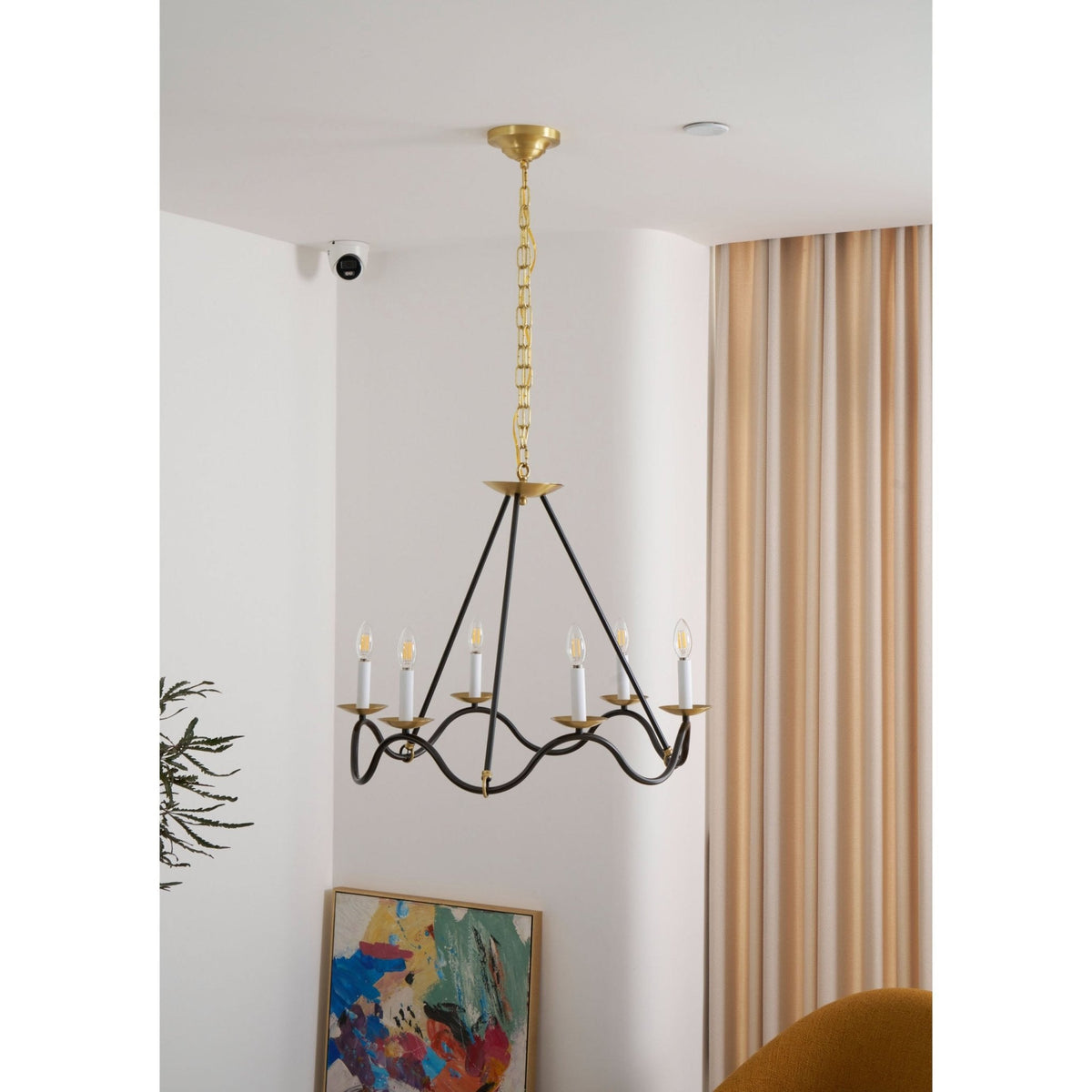 Evenor Kronleuchter Elegance Vintage in Messing