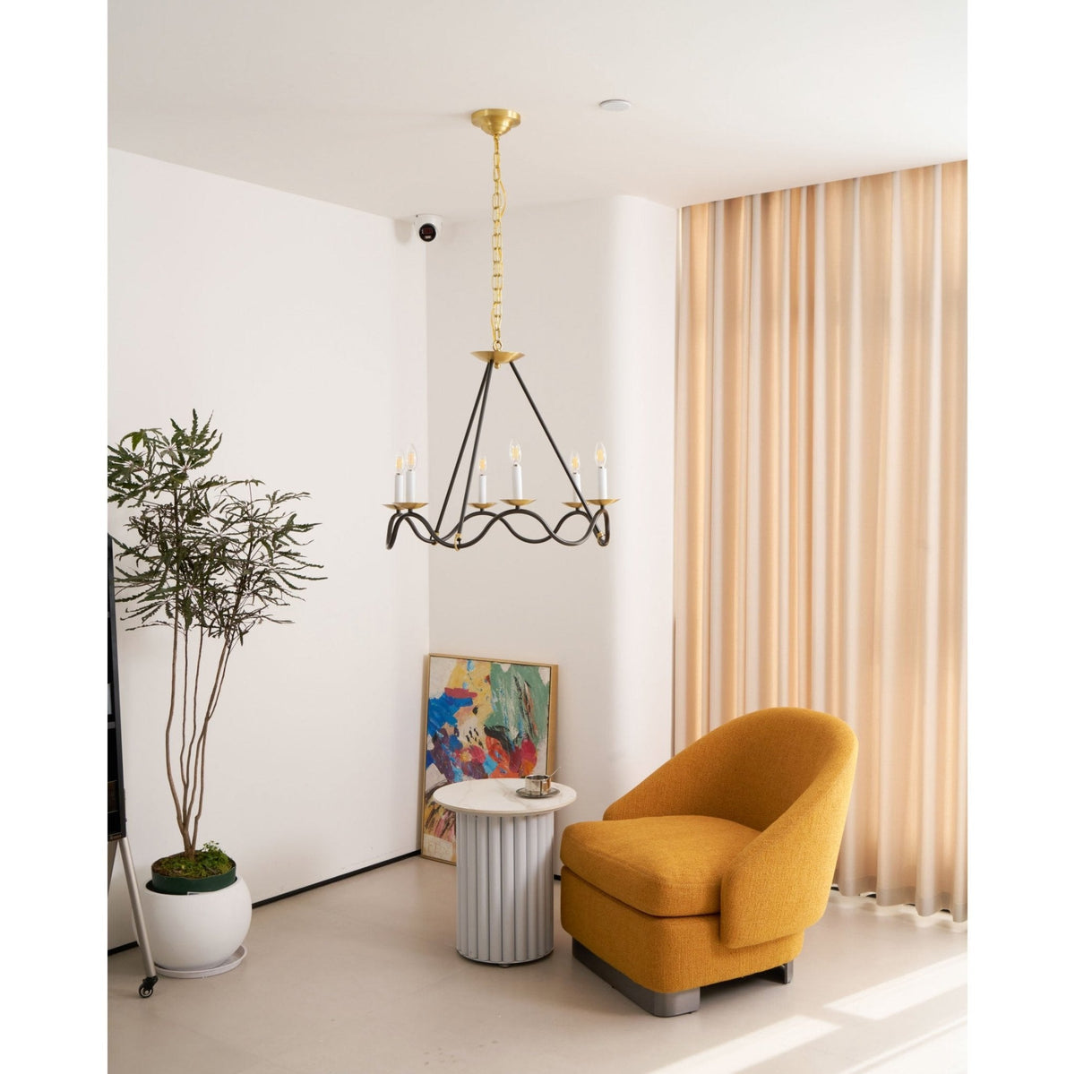 Evenor Kronleuchter Elegance Vintage in Messing