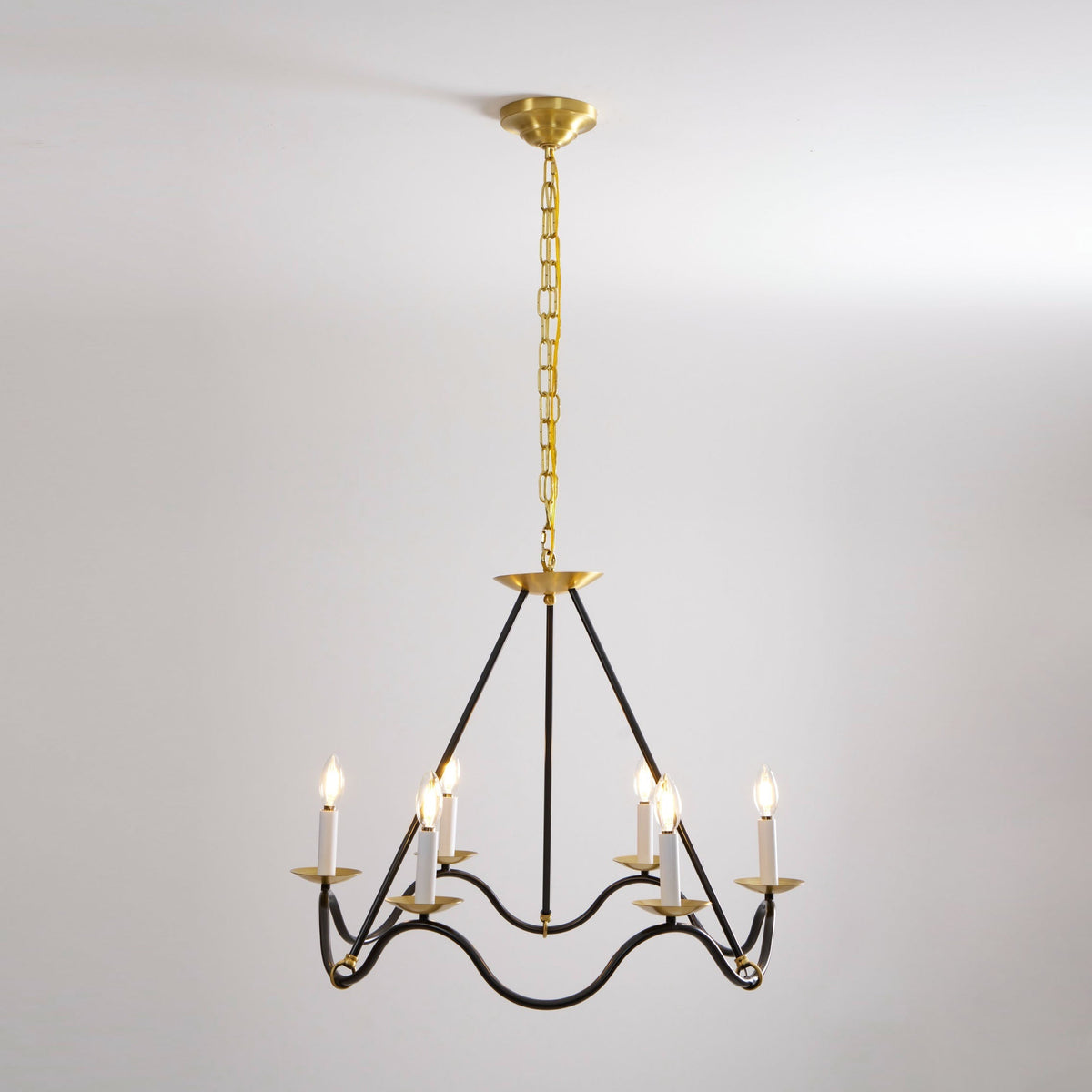 Evenor Kronleuchter Elegance Vintage in Messing