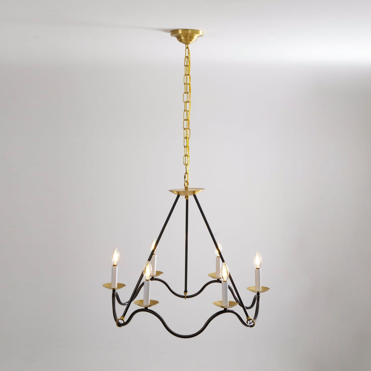 Evenor Kronleuchter Elegance Vintage in Messing