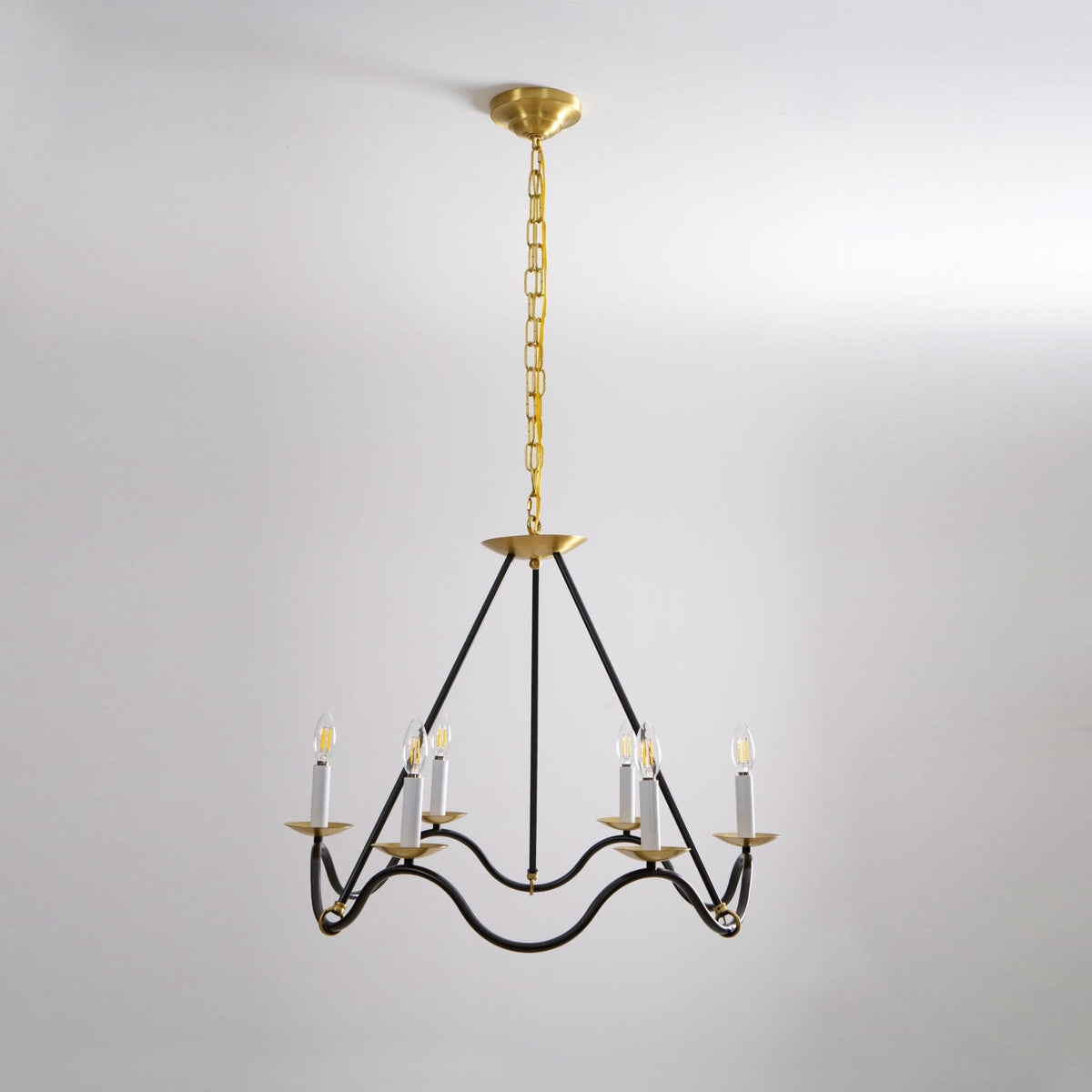 Evenor Kronleuchter Elegance Vintage in Messing