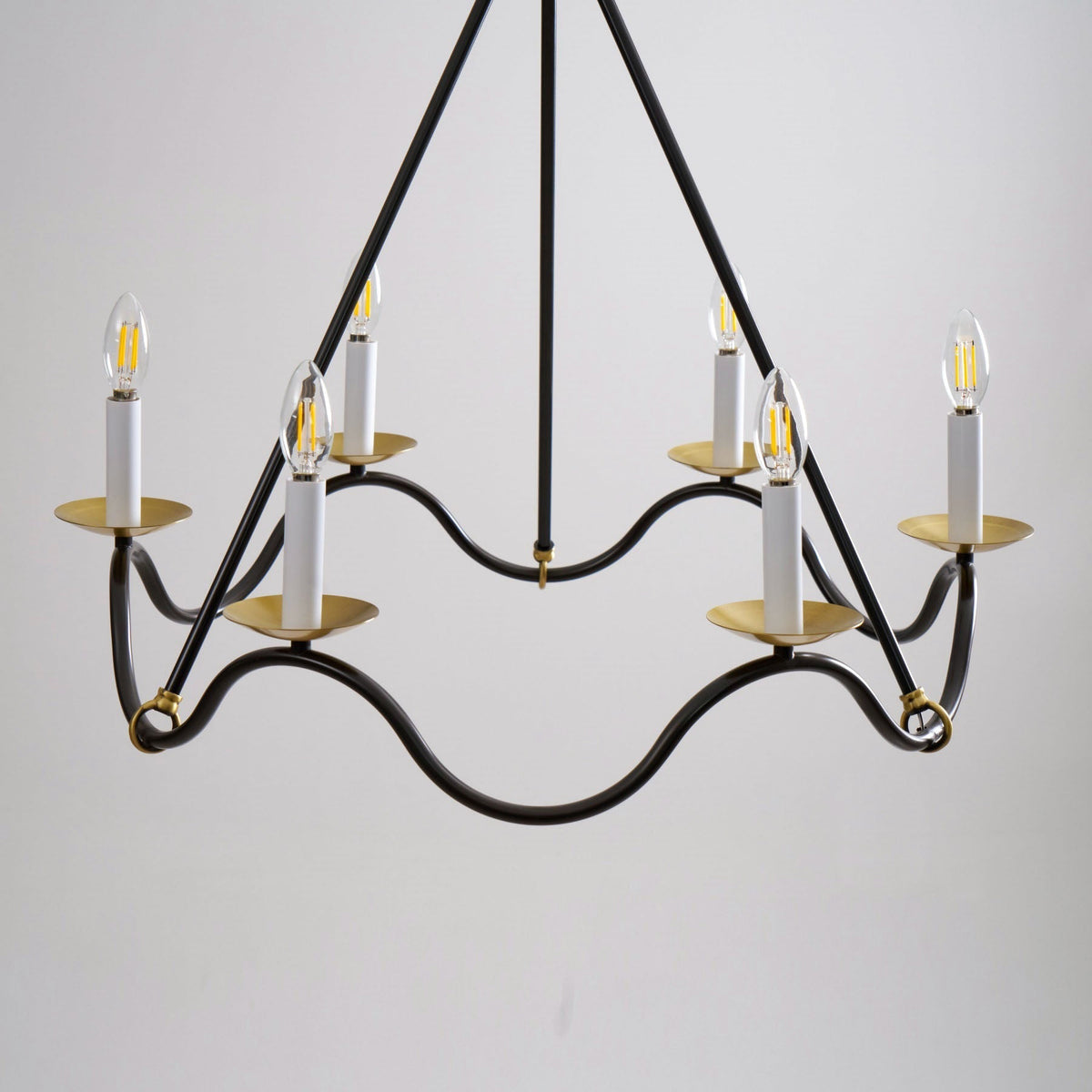 Evenor Kronleuchter Elegance Vintage in Messing