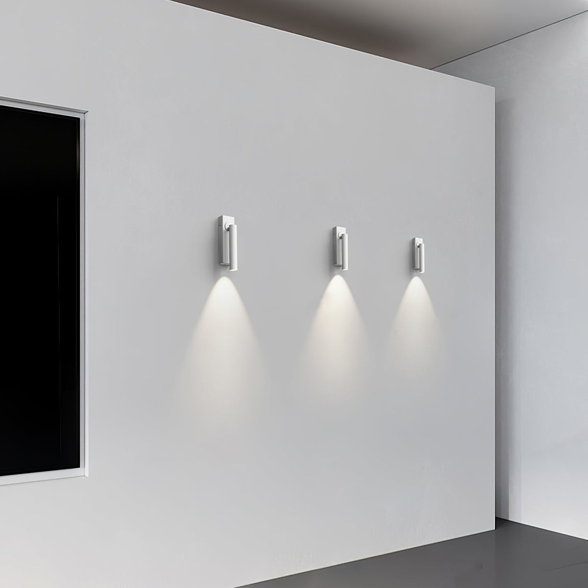 Mysorarae zeitgenössische minimalistische Wandleuchte mit Einbau