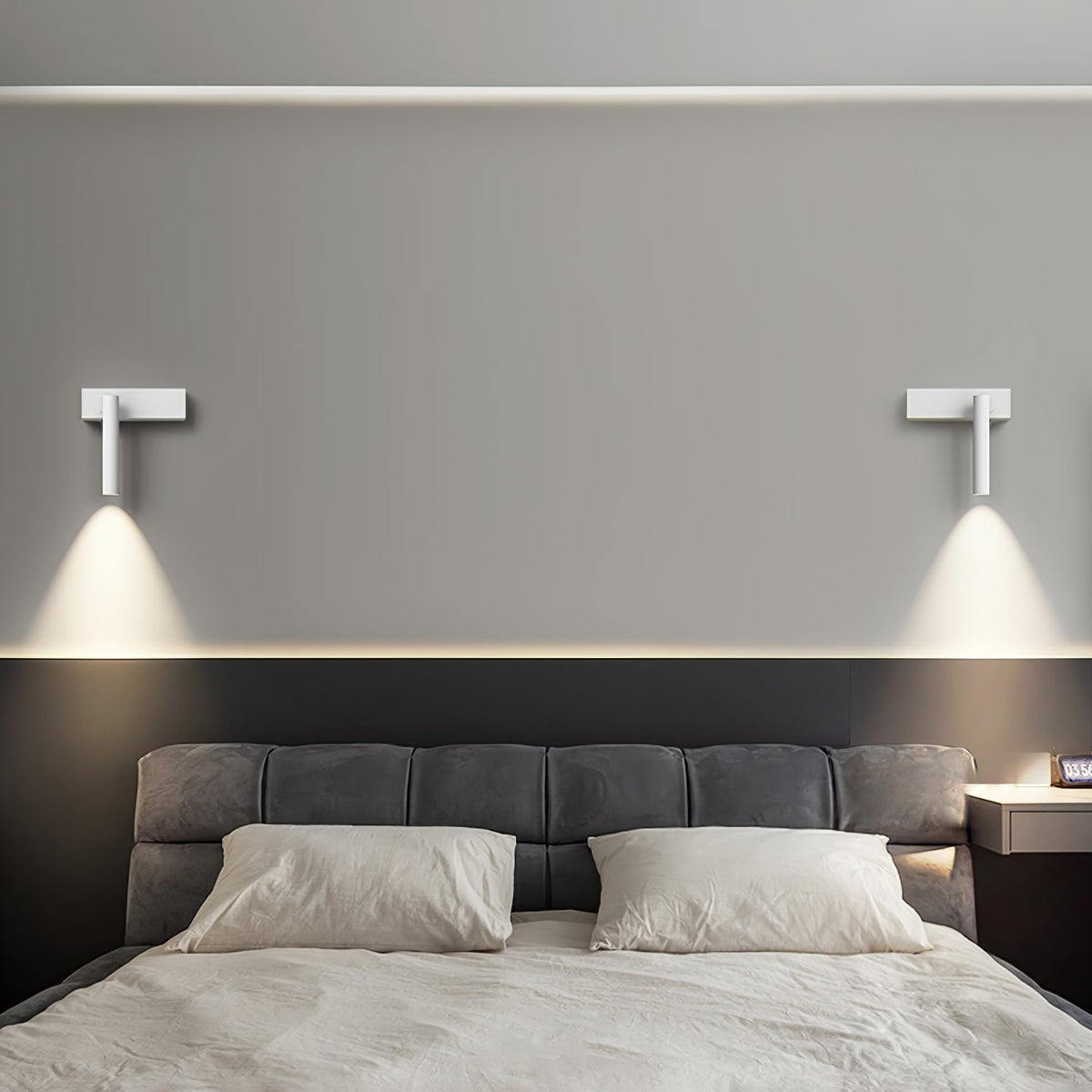 Mysorarae zeitgenössische minimalistische Wandleuchte mit Einbau