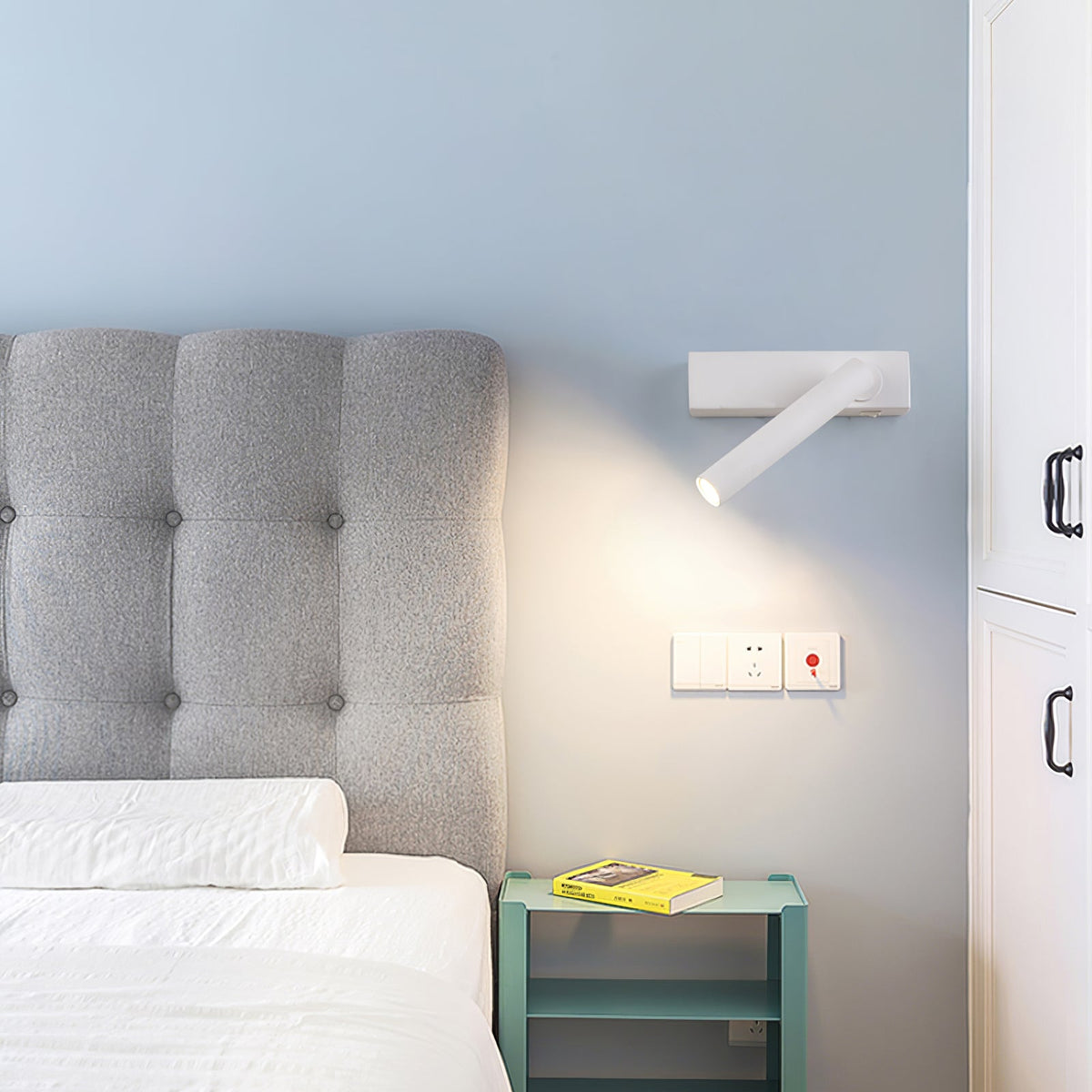 Mysorarae zeitgenössische minimalistische Wandleuchte mit Einbau