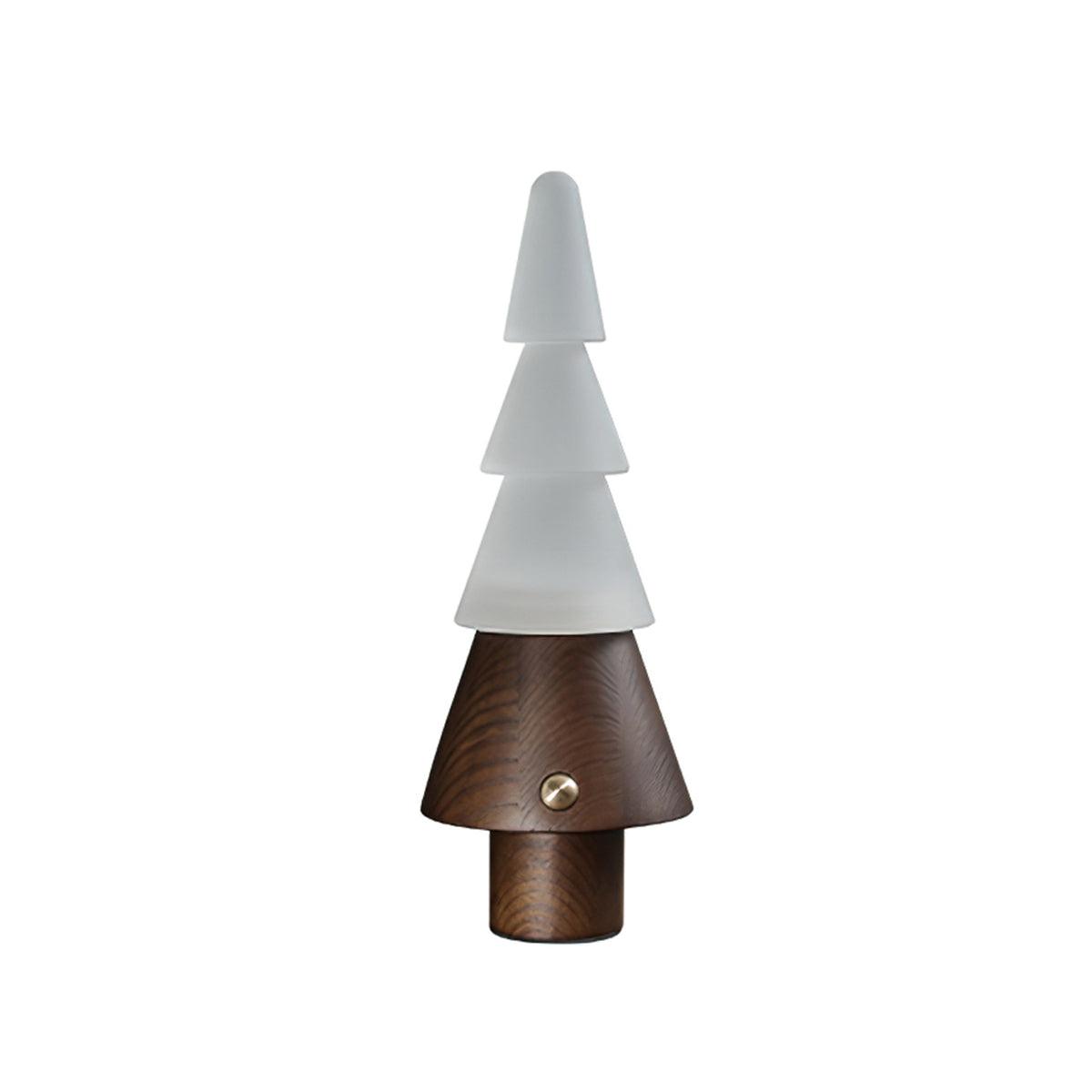 Elveette moderne Tischleuchte aus Holz