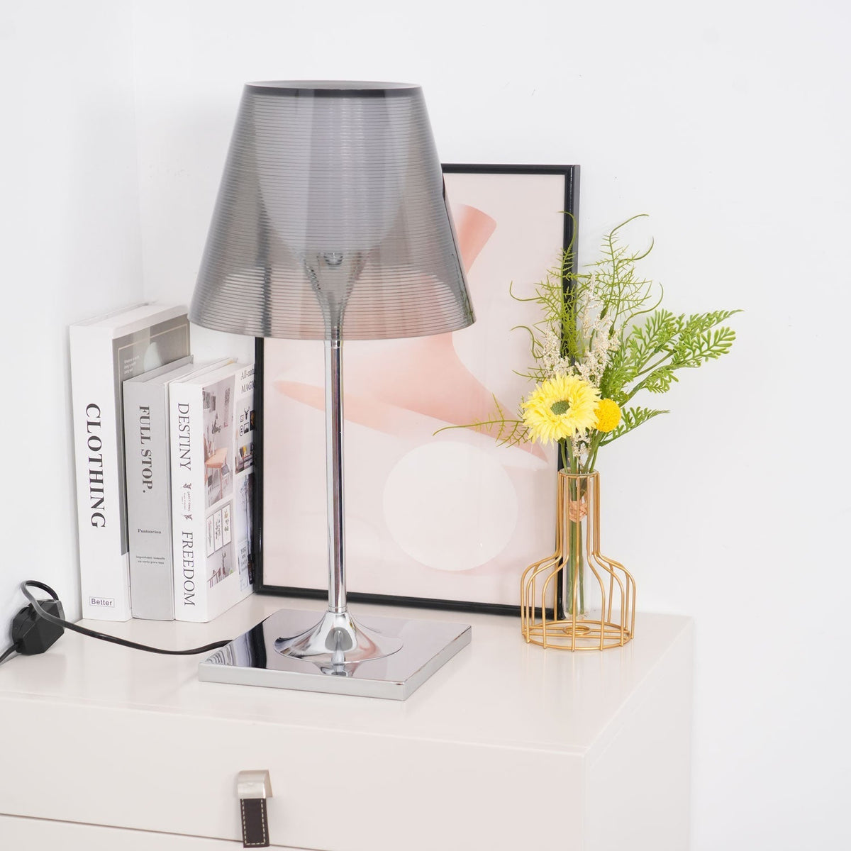 Bravon Kunststoff-Tischlampe