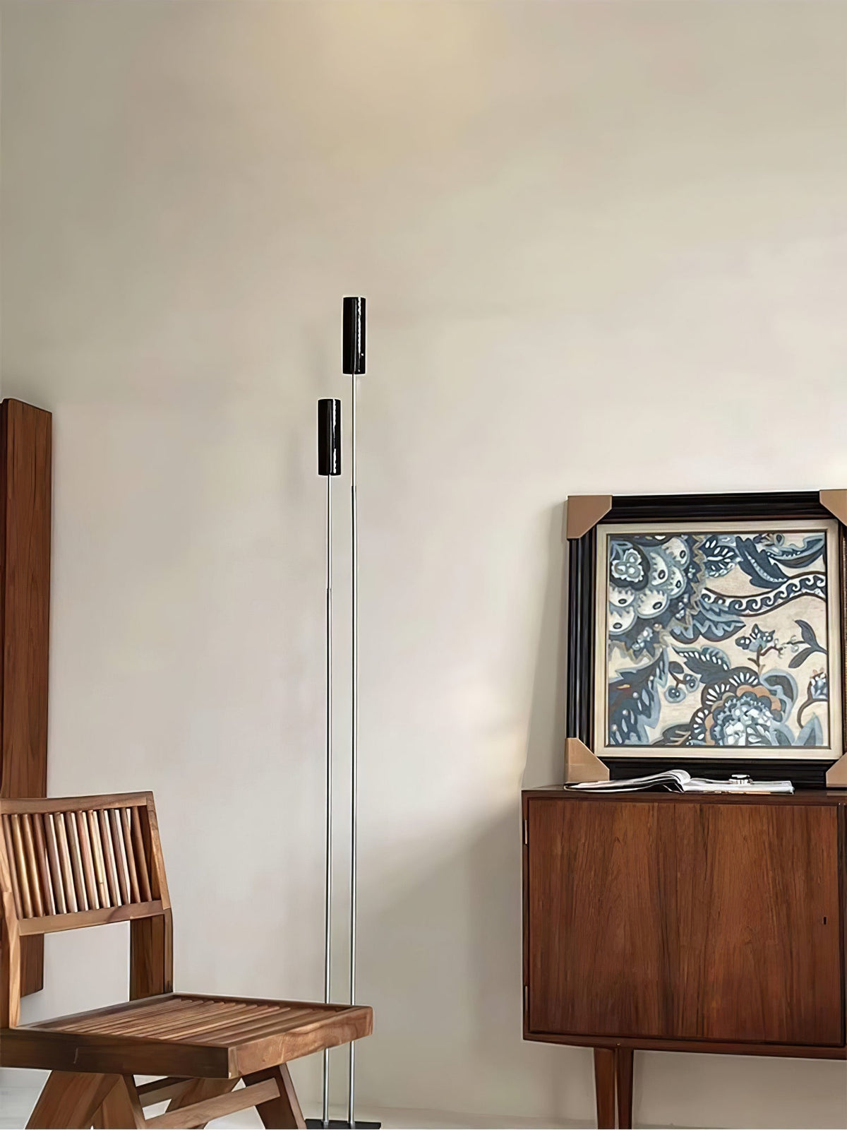 Telum Minimalistische Stehleuchte Schwarz Modern Ambient Wohnzimmer | Cielum