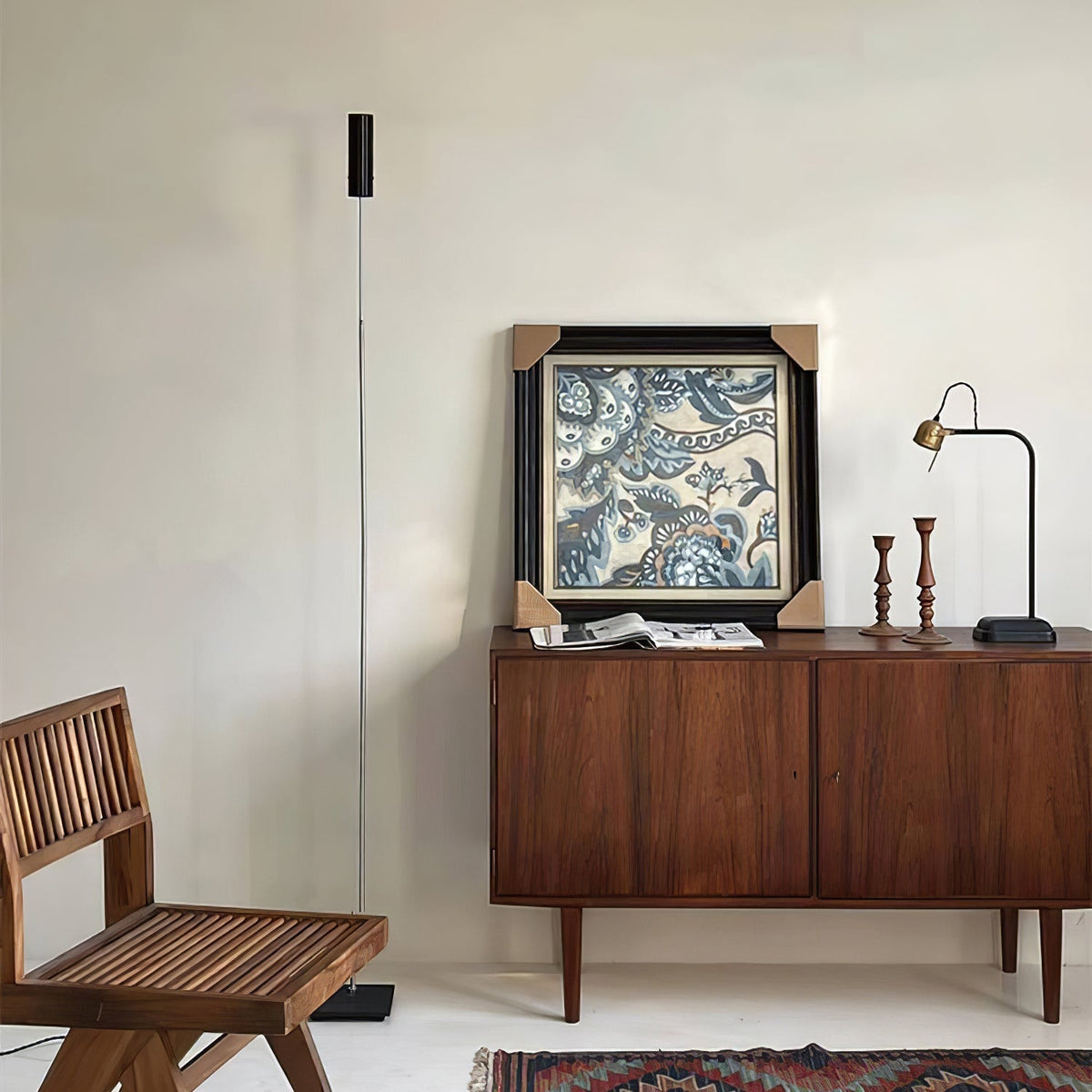 Telum Minimalistische Stehleuchte Schwarz Modern Ambient Wohnzimmer | Cielum