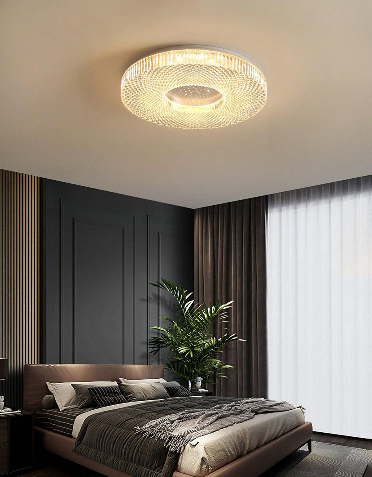 Lucalella Deckenleuchte Acryl LED luxuriös für Wohnzimmer