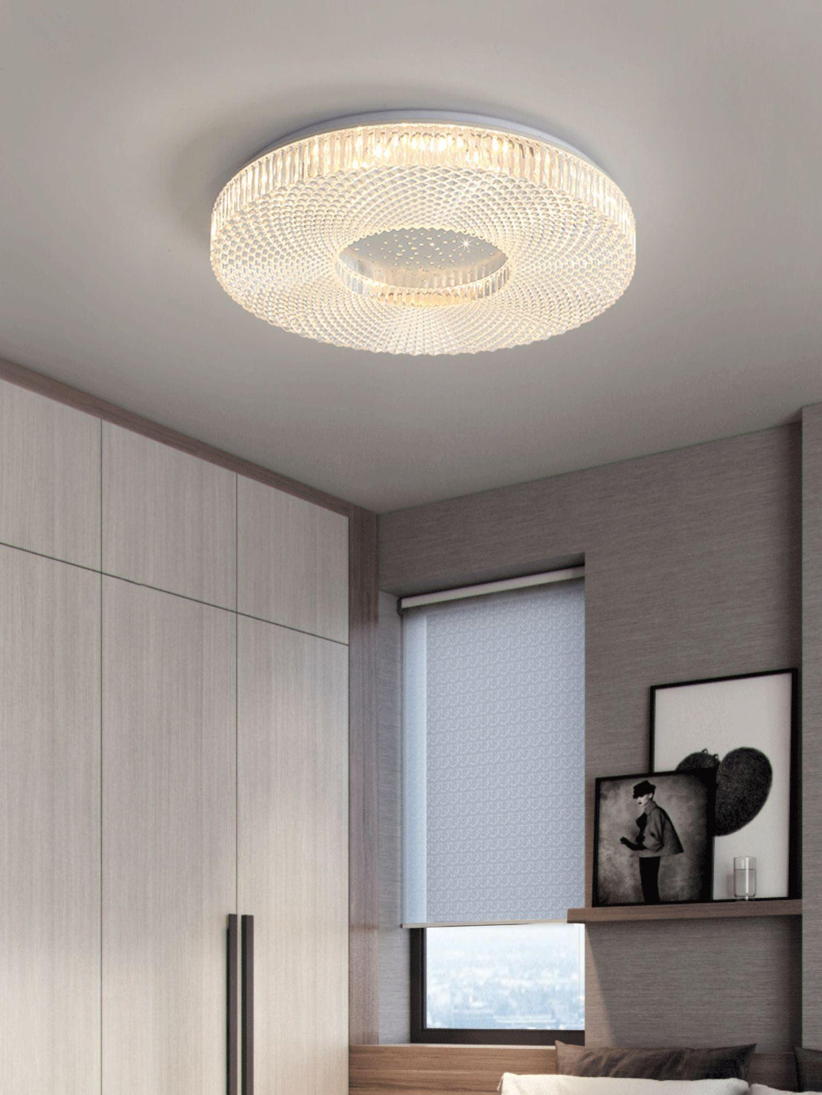 Lucalella Deckenleuchte Acryl LED luxuriös für Wohnzimmer
